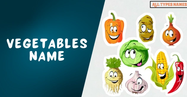 Vegetables Name