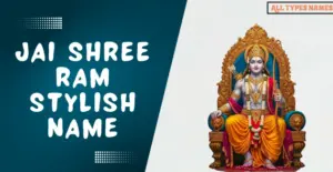Jai Shree Ram Stylish Name